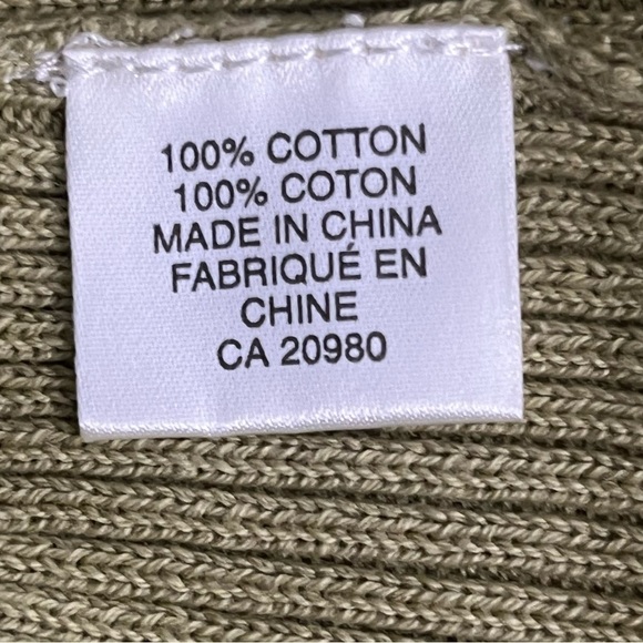 VINTAGE Marviv pullover knit sweater ribbed v-neck cap sleeve chartreuse size L - Picture 7 of 11